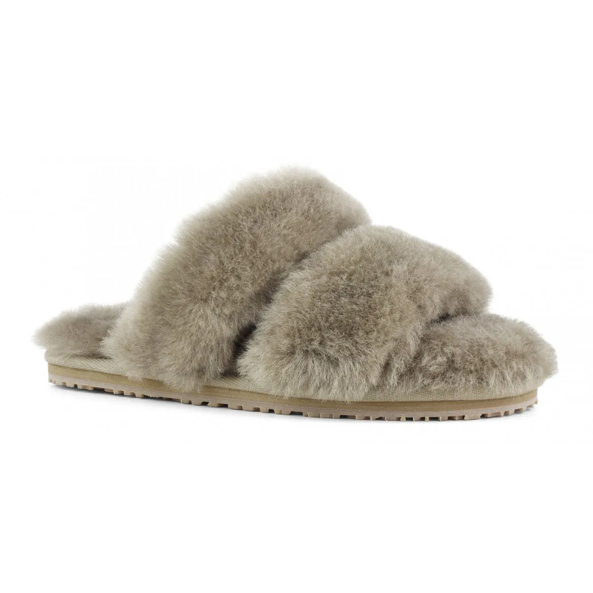 2 Stripe Slide Slipper in Grey