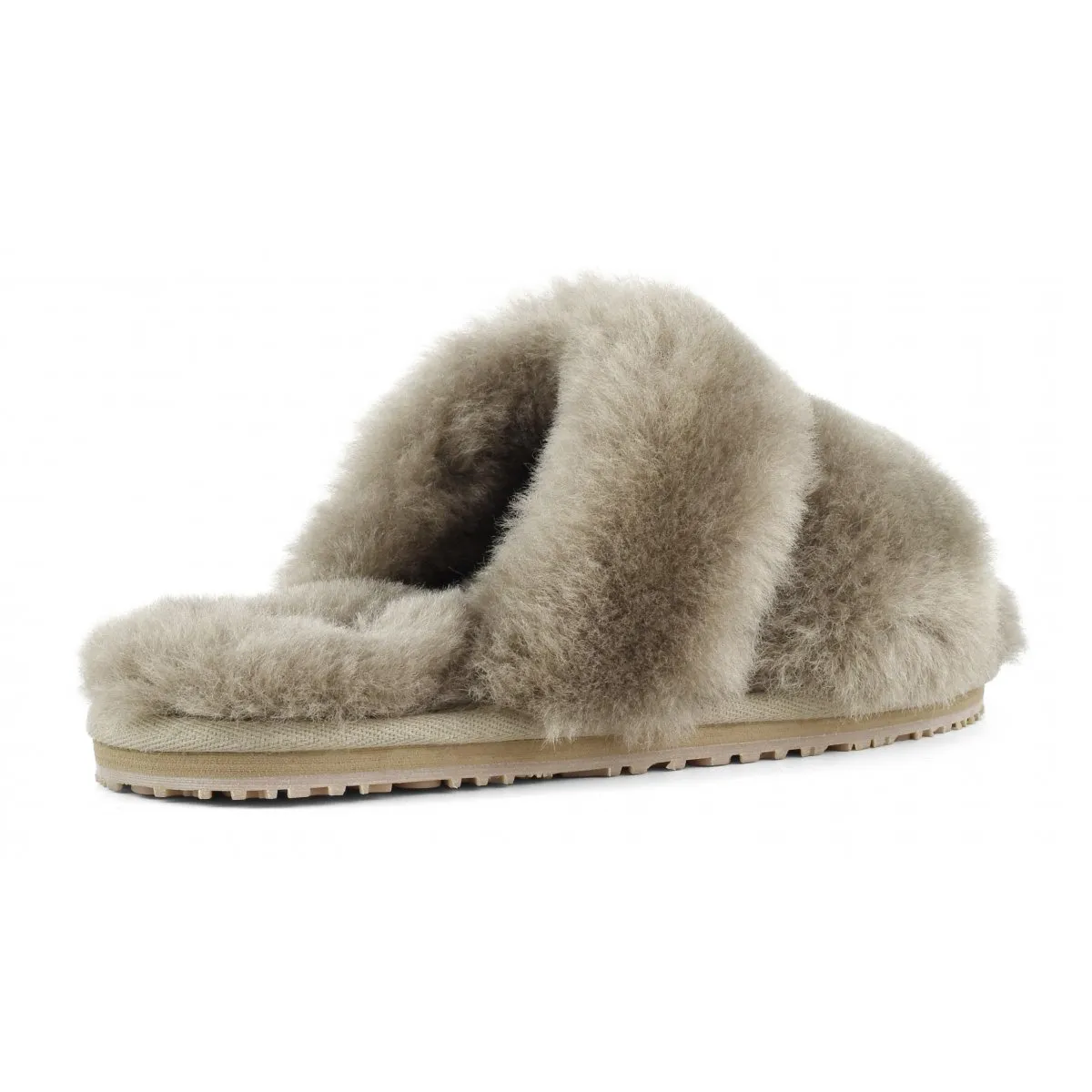 2 Stripe Slide Slipper in Grey