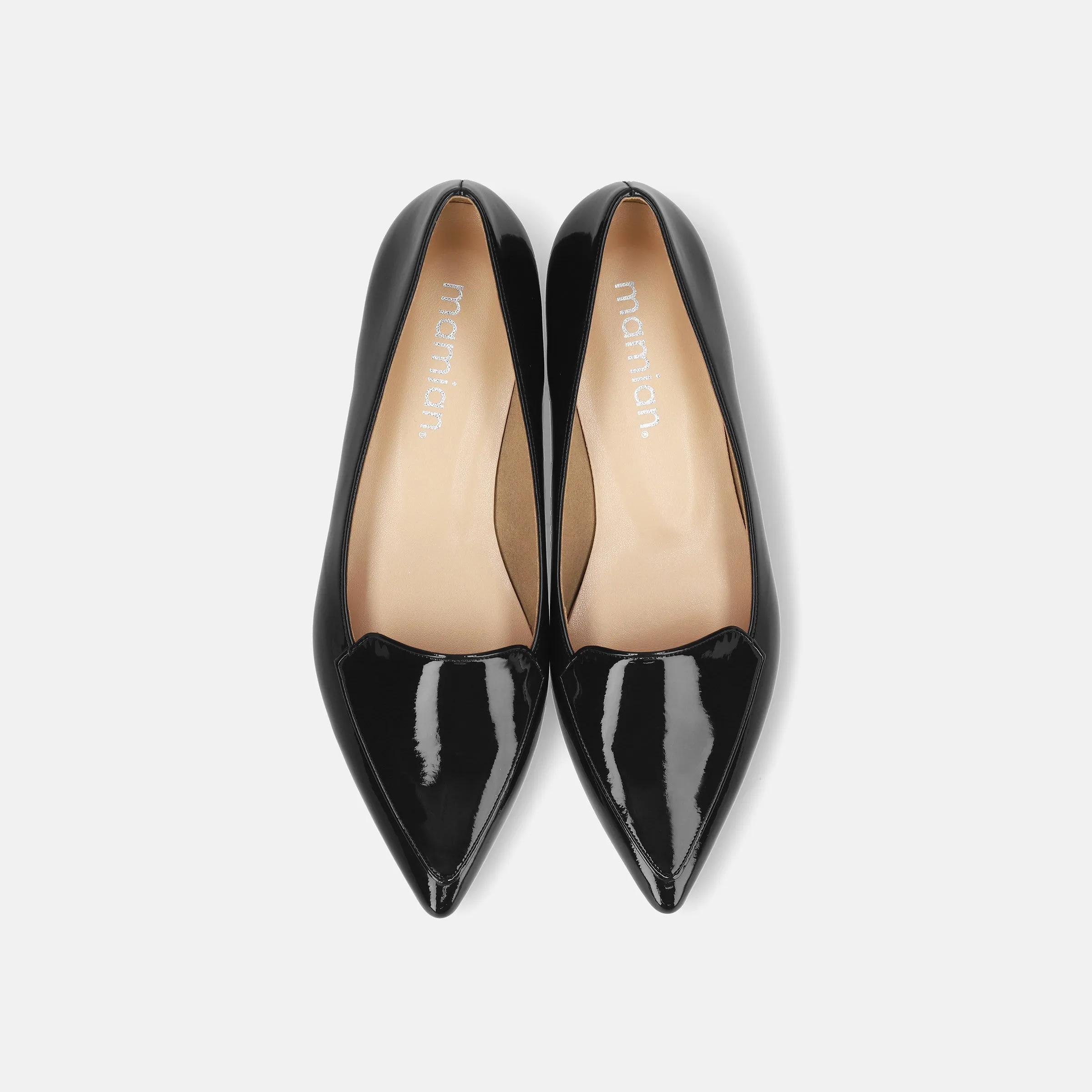 2024: For both sunny and rainy days/Opera Flat Shoes (4783) Black E