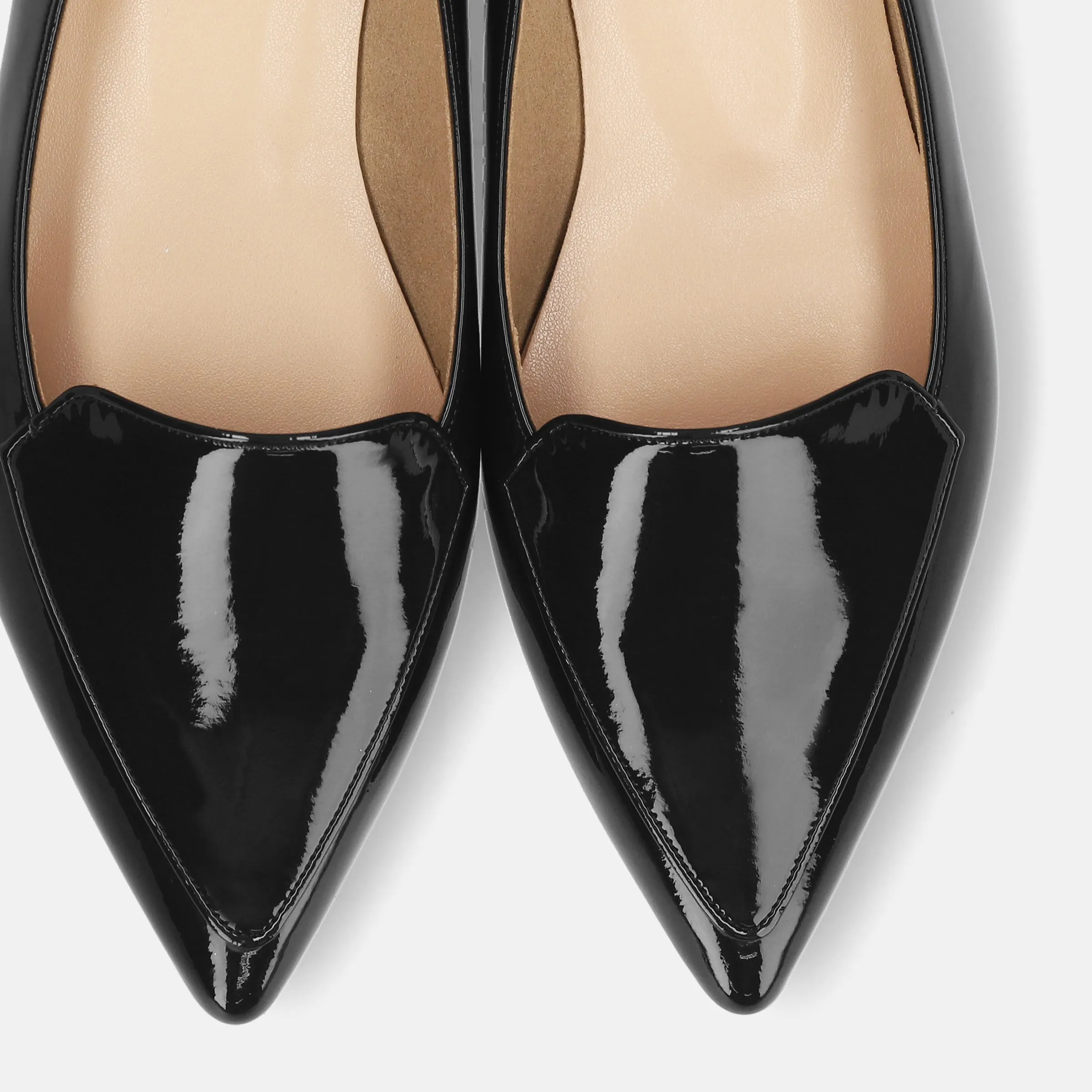 2024: For both sunny and rainy days/Opera Flat Shoes (4783) Black E