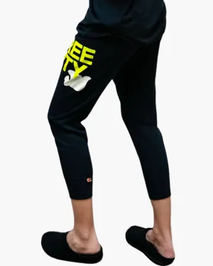 3/4 SWEATPANTS IN SQUIDSINK LEMONS