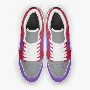 416 Retro Men's Low-Top Leather Basketball Shoes by Niche Era
