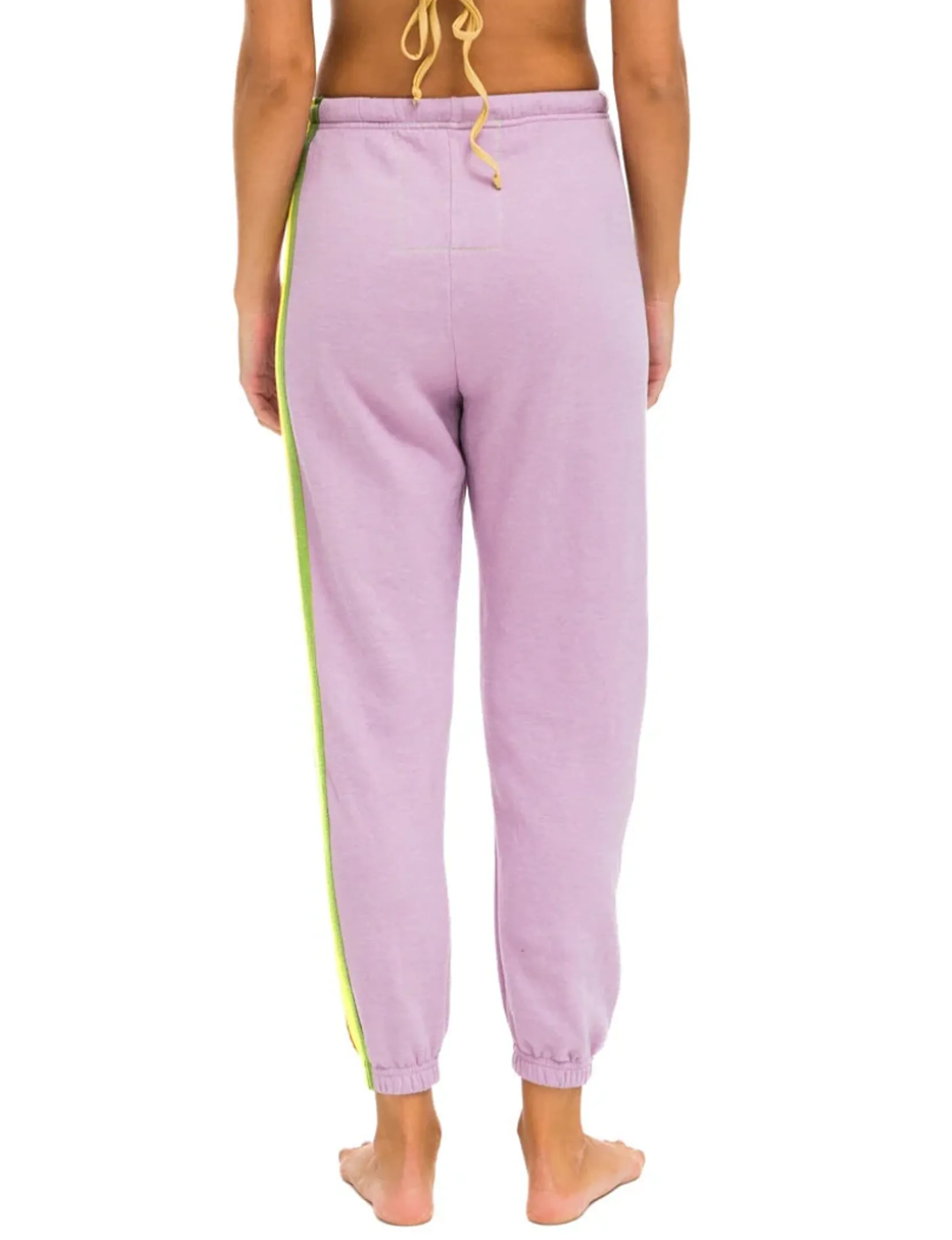 5 Stripe Sweatpants, Mauve/Pink Green