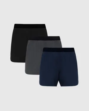 7" Basic Active Training Shorts 3-Pack