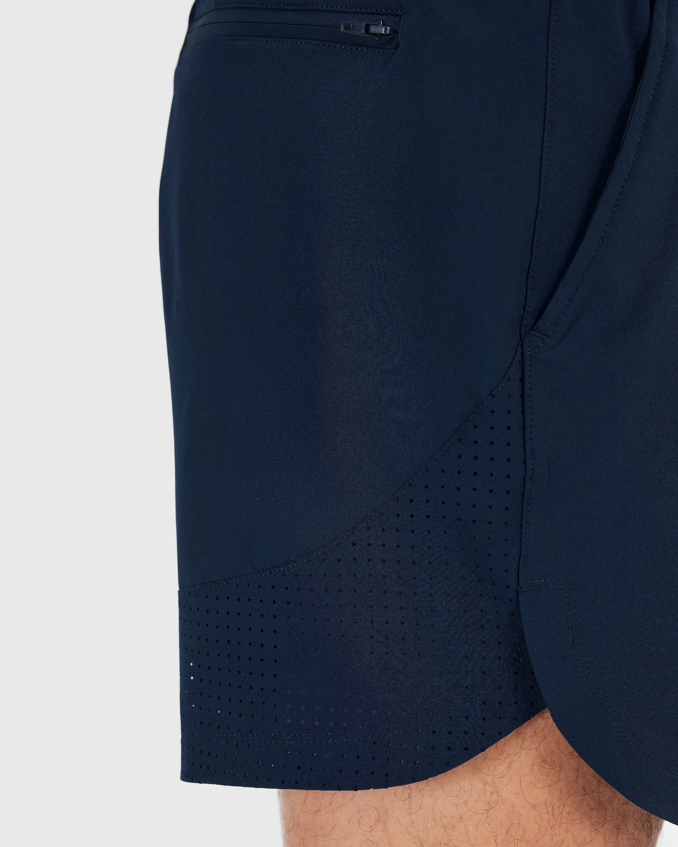7" Navy Active Training Shorts 2.0