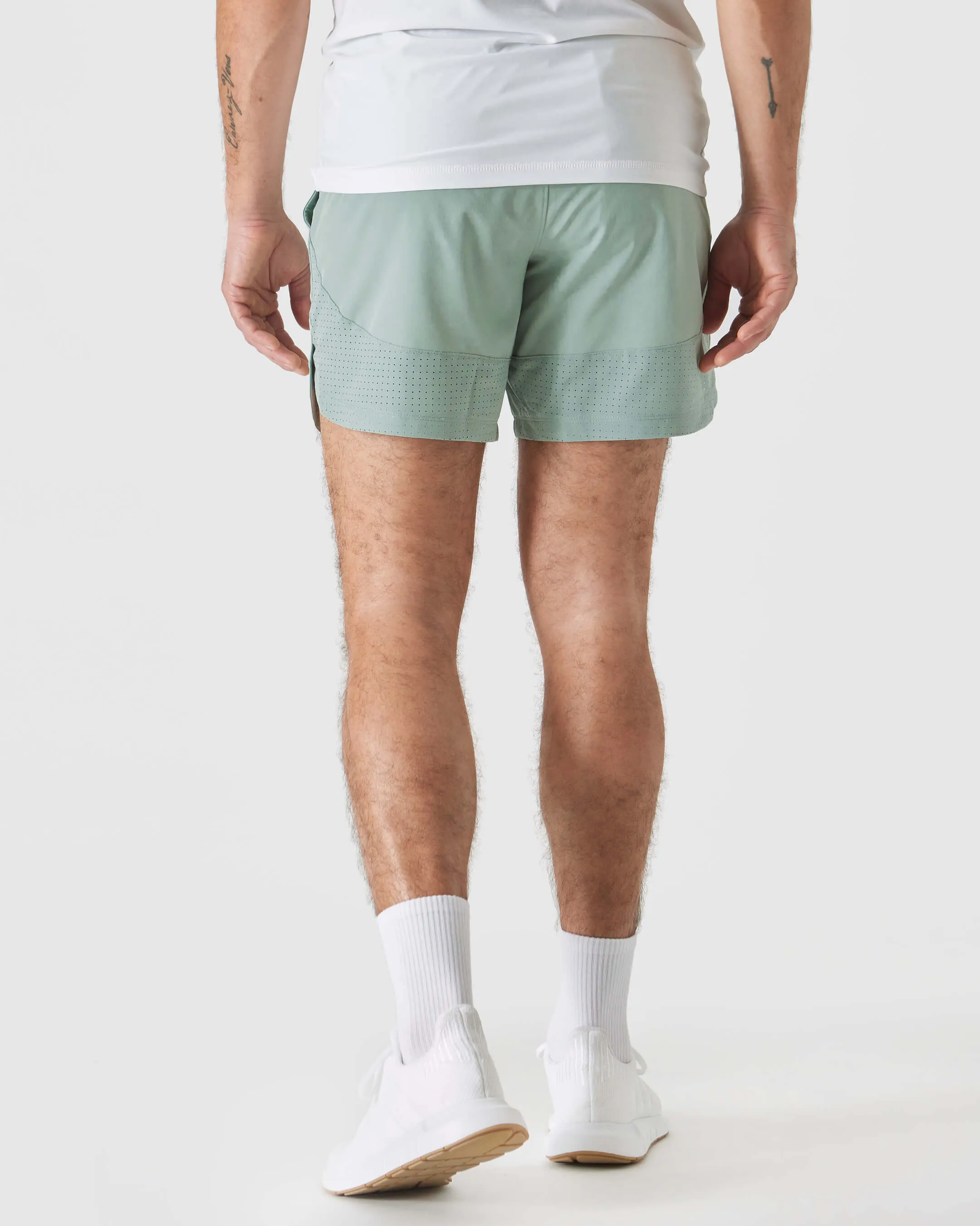 7" Slate Green Active Training Shorts 2.0