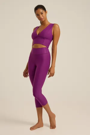 Aθλητικό crop κολάν DRY SHELL | Magenta