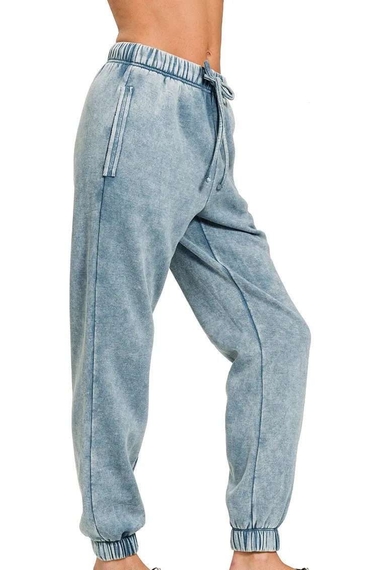 Acid Wash Sweatpants