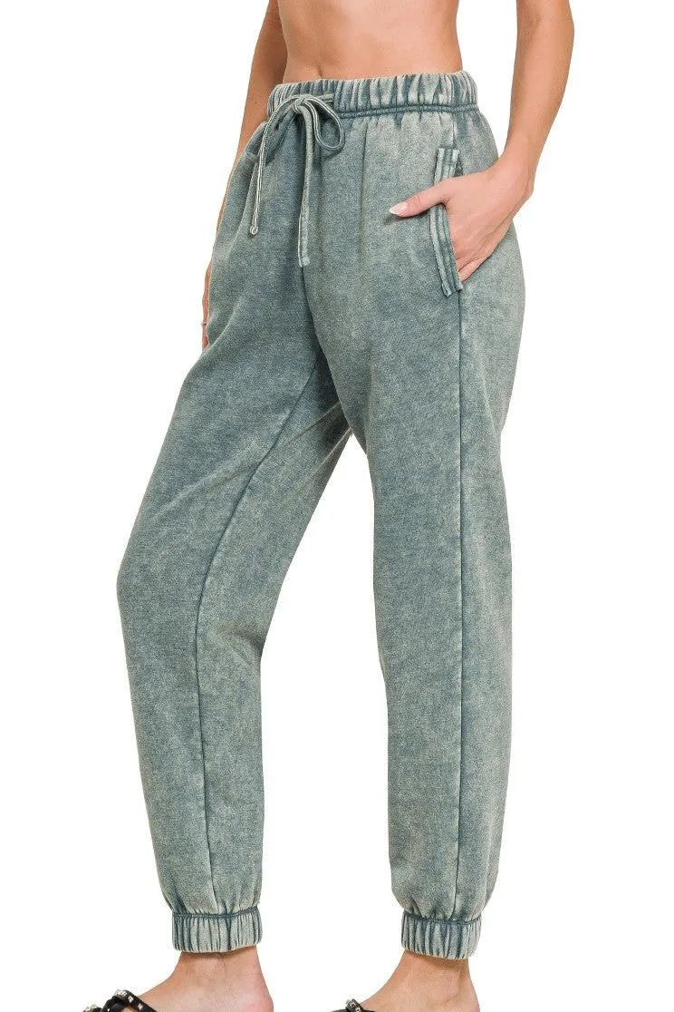 Acid Wash Sweatpants