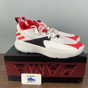 Adidas Dame Certified Basketball Shoes White Red Black GY8965 Men’s Sz