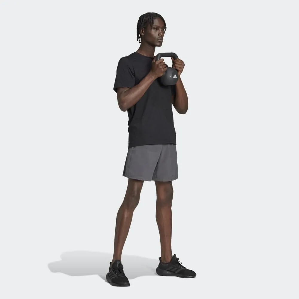 adidas Men's Essentials Feel Ready Training T-Shirt, Black/White