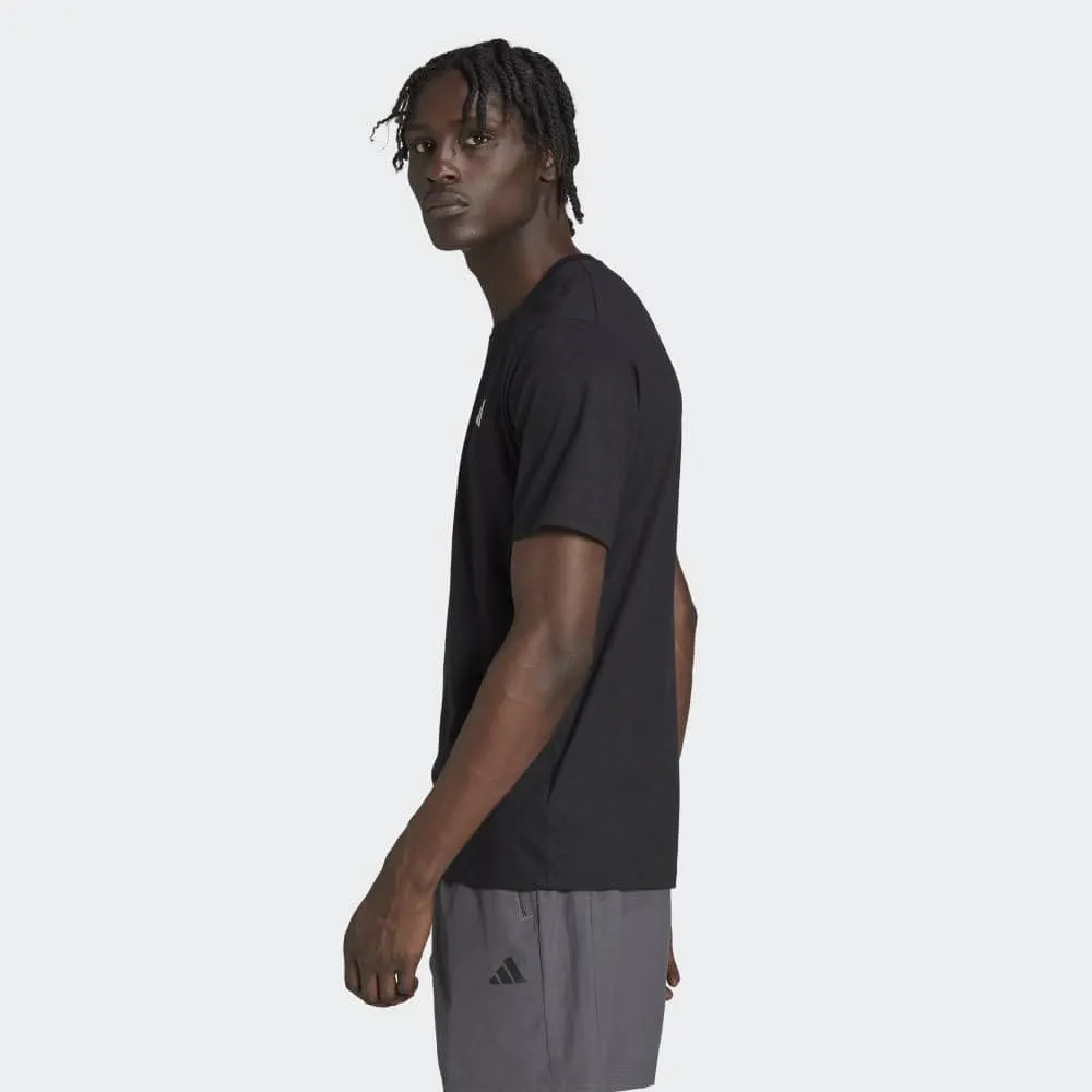 adidas Men's Essentials Feel Ready Training T-Shirt, Black/White