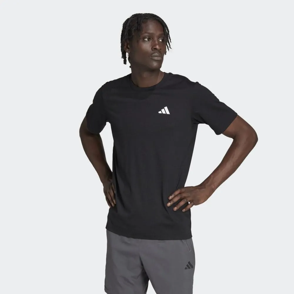 adidas Men's Essentials Feel Ready Training T-Shirt, Black/White
