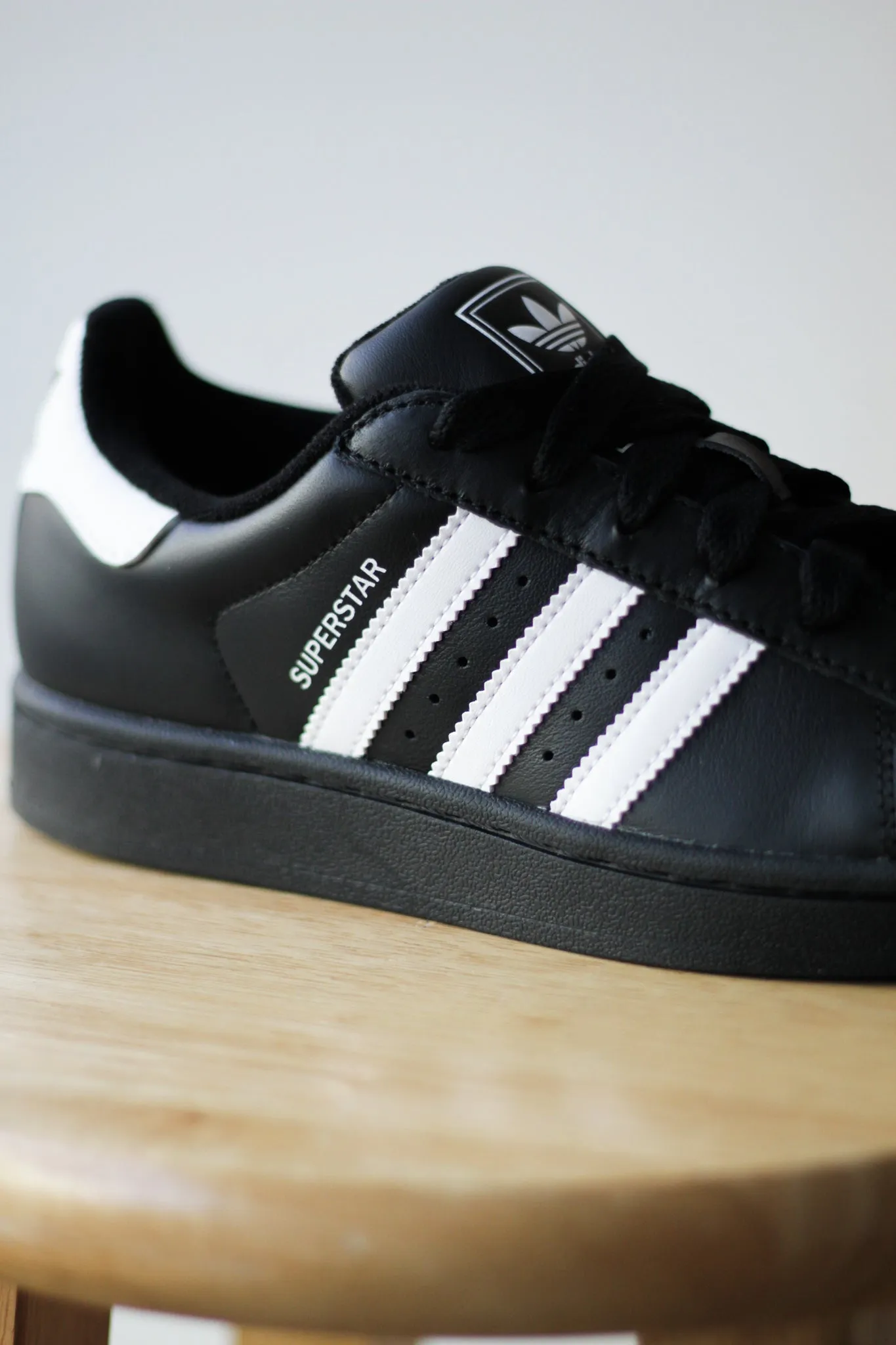 ADIDAS SUPERSTAR II "CORE BLACK/CLOUD WHITE/CORE BLACK"