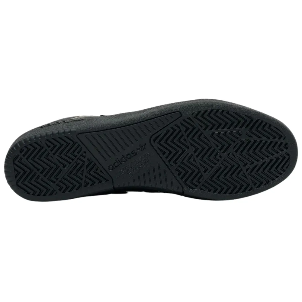 Adidas Tyshawn Leather Skate Shoes | Core Black, Footwear White & Gold Metallic