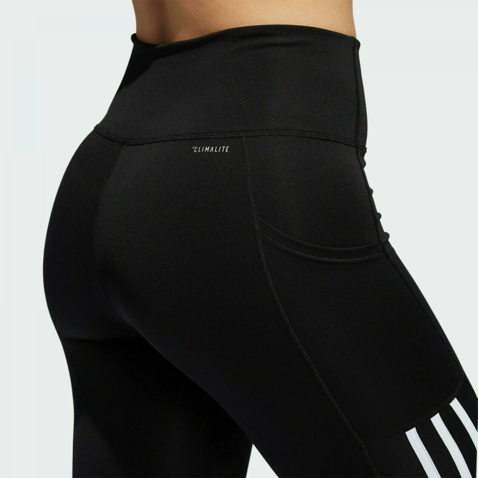 Adidas Women's High Waisted 3 Stripes 7/8 Training Tights