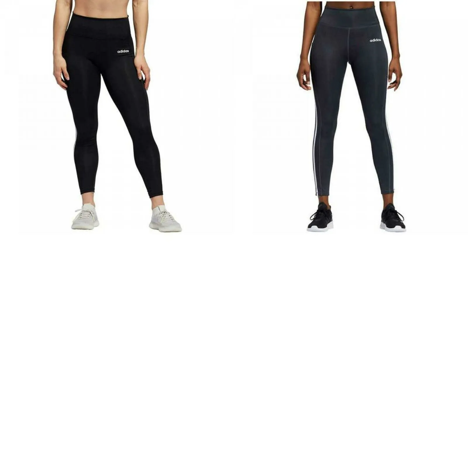 Adidas Women's High Waisted 3 Stripes 7/8 Training Tights