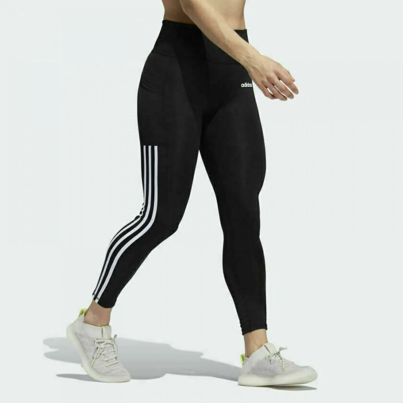 Adidas Women's High Waisted 3 Stripes 7/8 Training Tights