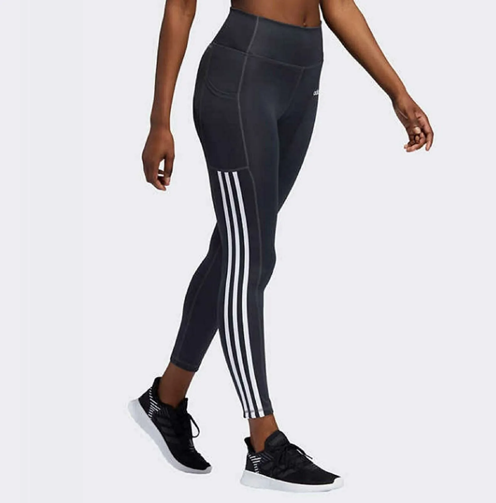 Adidas Women's High Waisted 3 Stripes 7/8 Training Tights