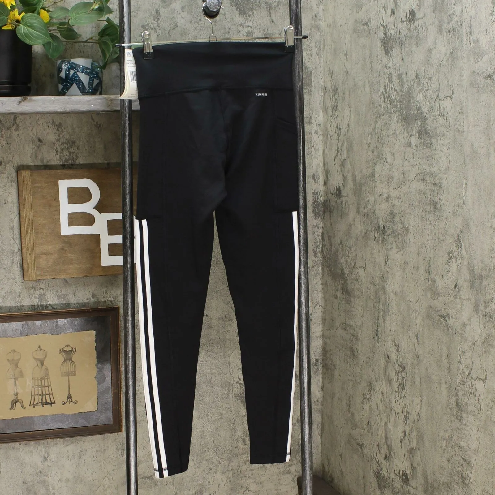 Adidas Women's High Waisted 3 Stripes 7/8 Training Tights