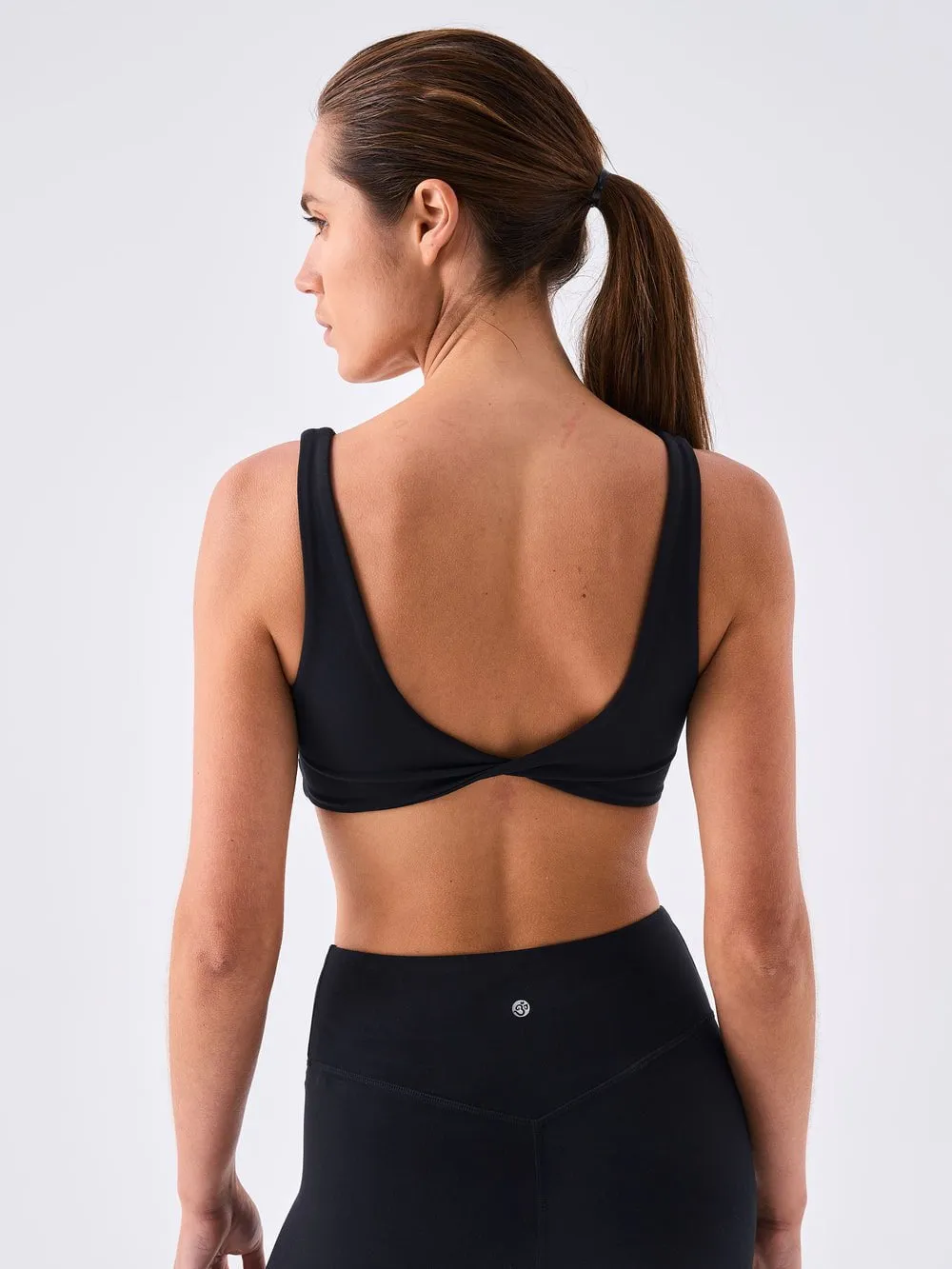 Airbrush Lite Twist Back Bra - Black
