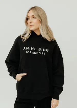 Anine Bing Alto Hoodie in Black
