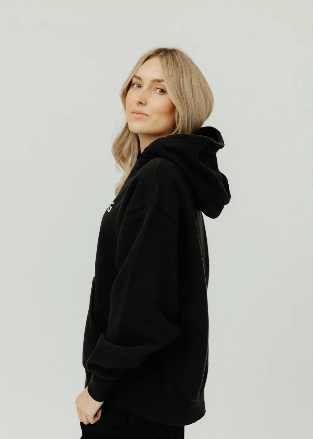 Anine Bing Alto Hoodie in Black