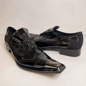 Antonio Zengara Cross Patent Men’s Dress Shoes 10