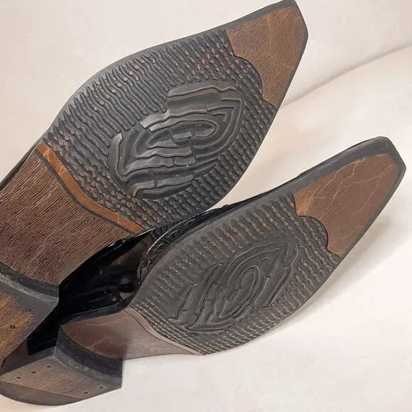 Antonio Zengara Cross Patent Men’s Dress Shoes 10