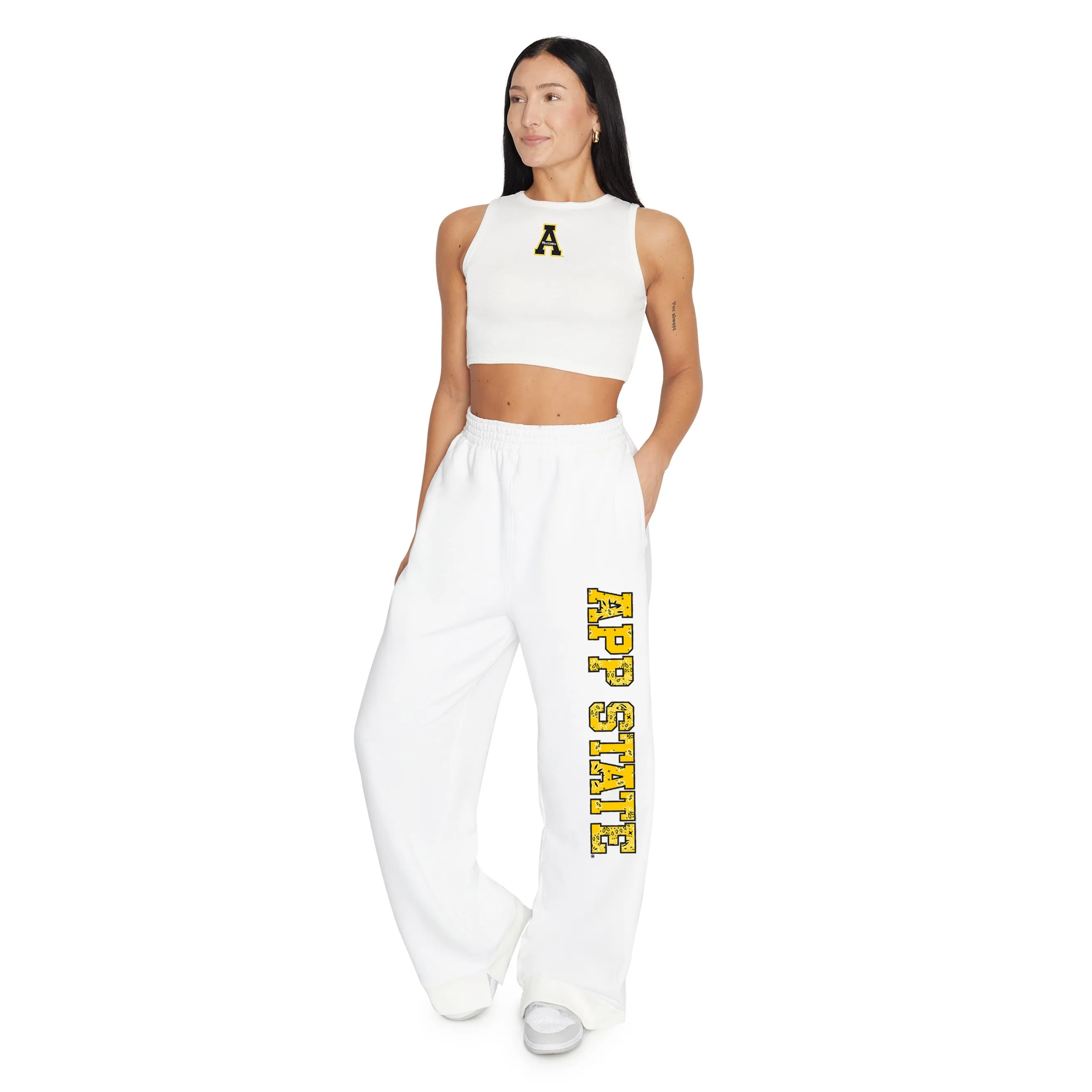 App State Bandana Flare Sweatpants