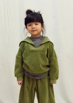 Ash Cord Sweater Moss