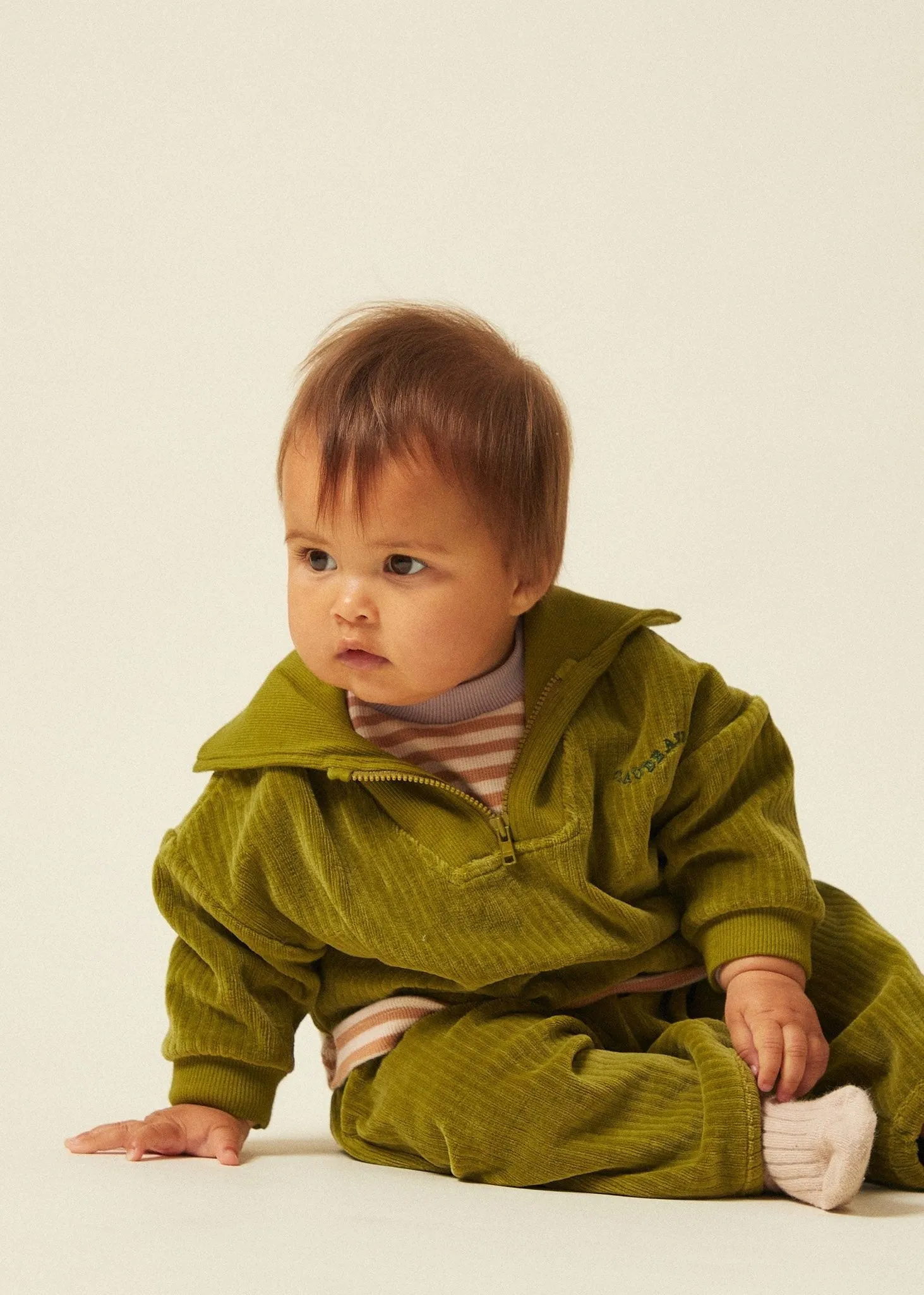 Ash Cord Sweater Moss