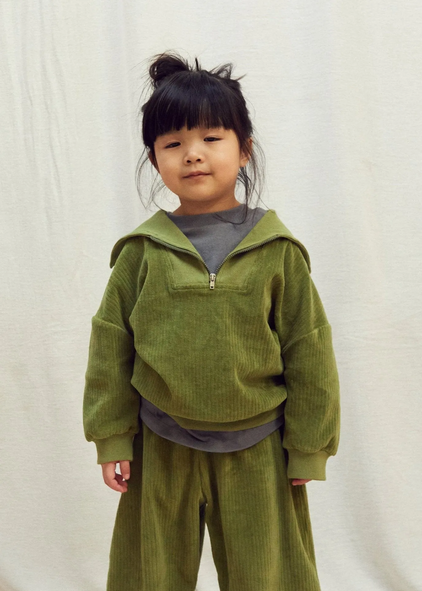 Ash Cord Sweater Moss