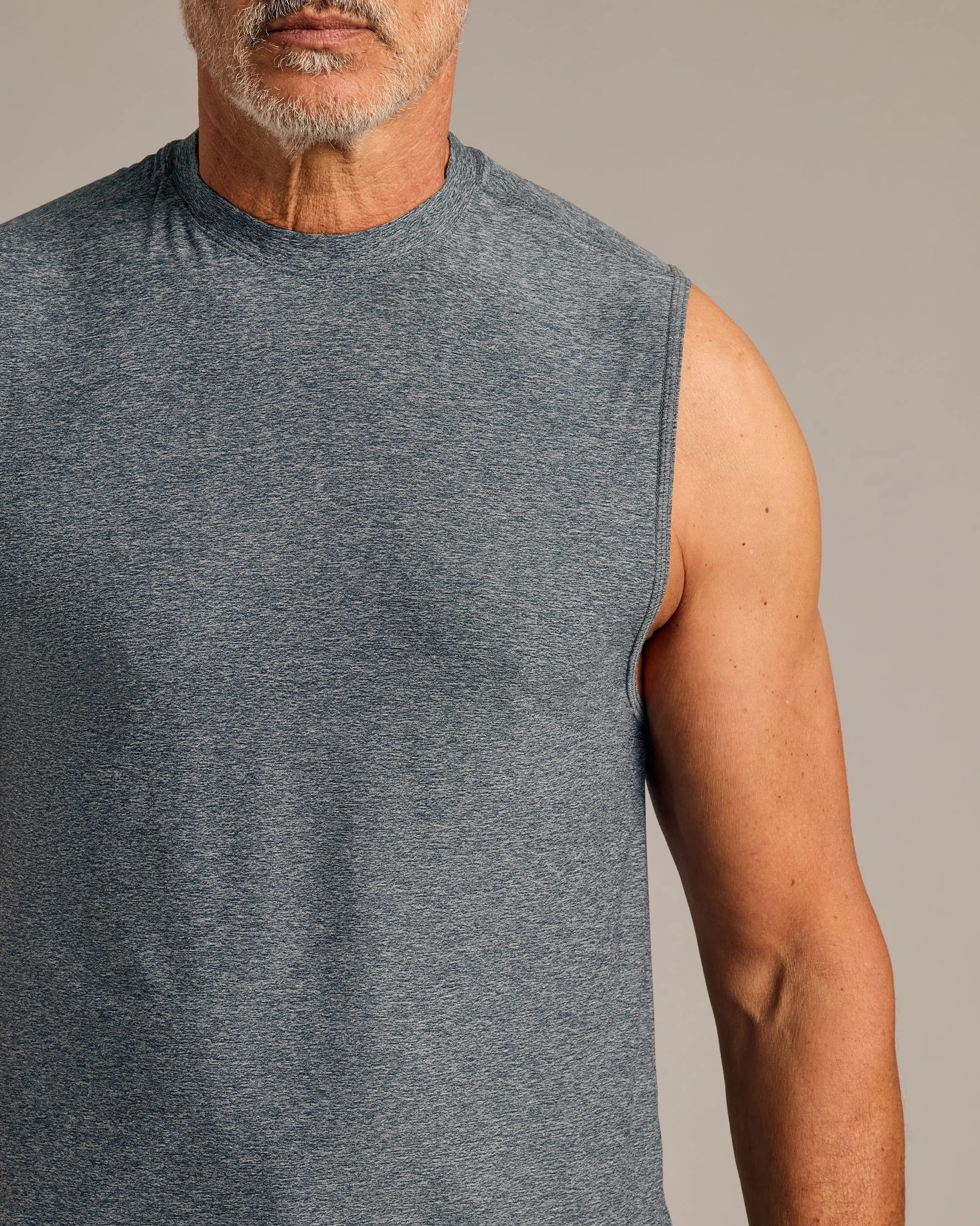 Baltic & Heather Navy Sleeveless Active Muscle Tee 2-Pack