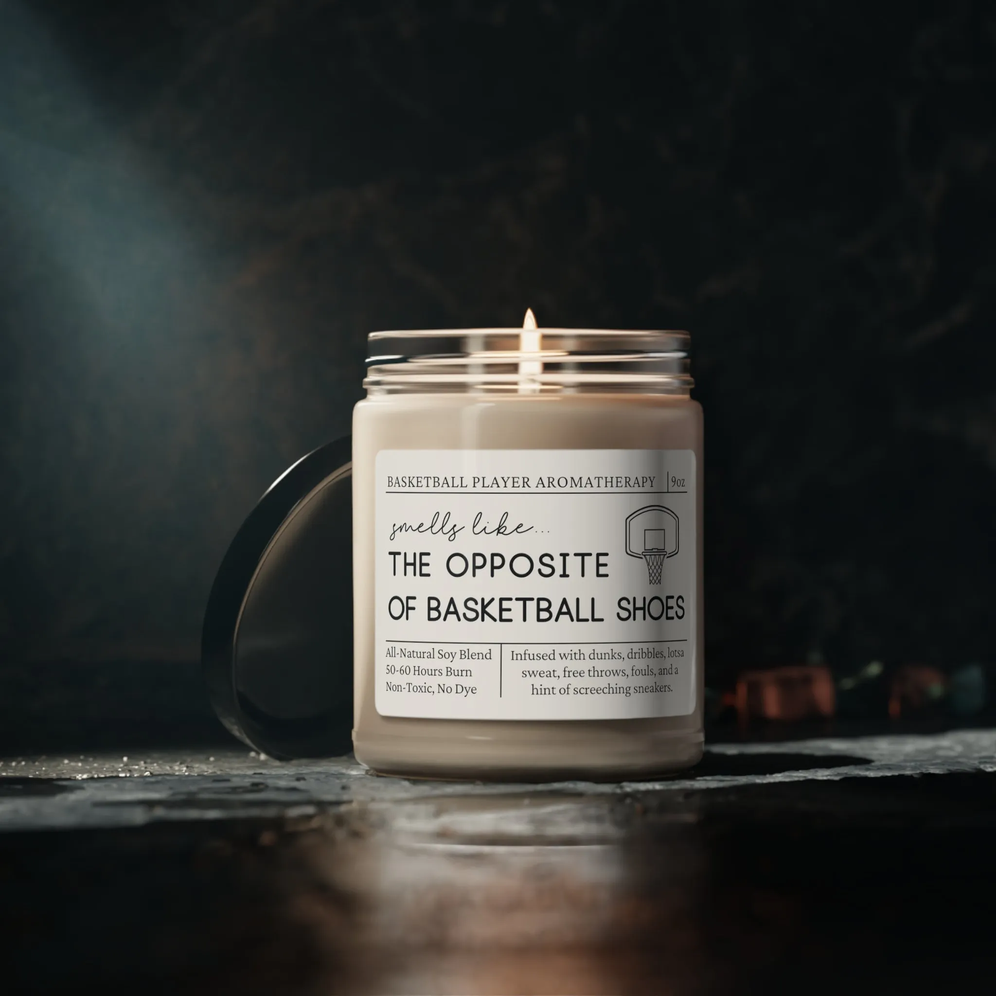 Basketball Player Candle - Smells Like the Opposite of Basketball Shoes