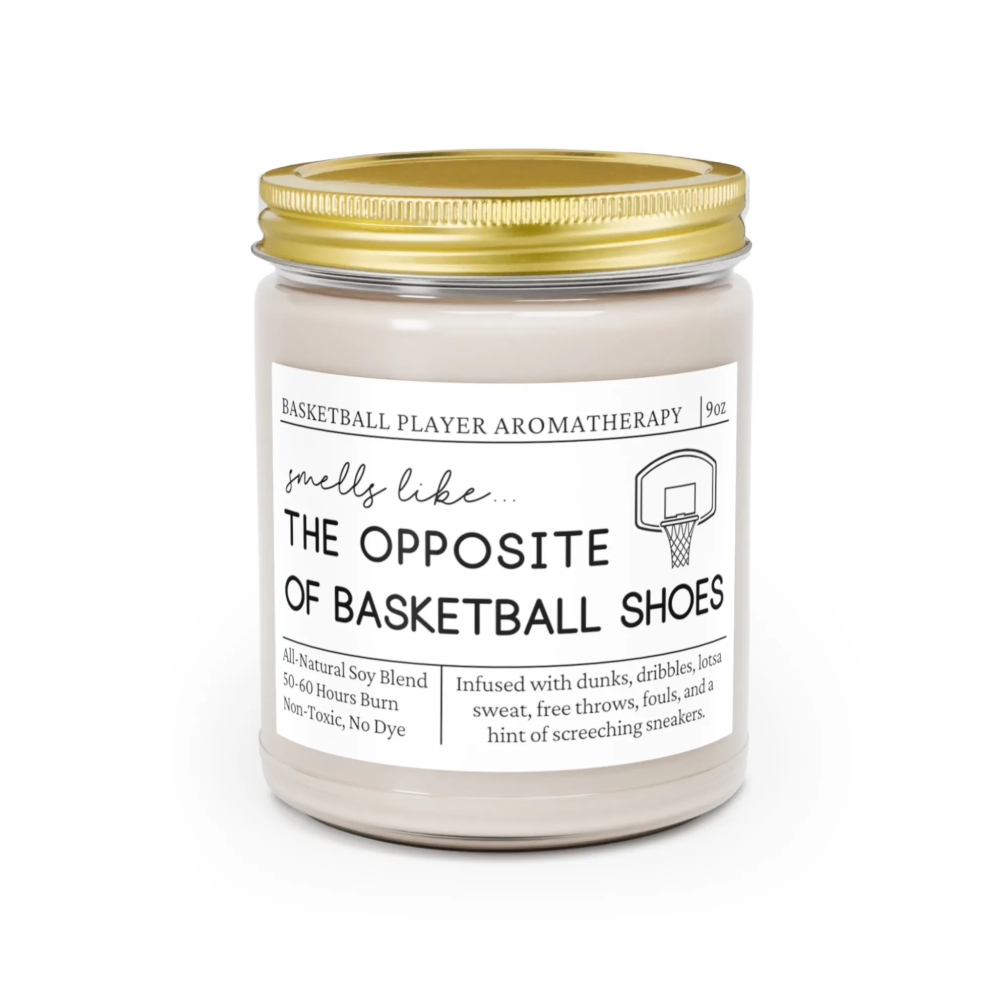 Basketball Player Candle - Smells Like the Opposite of Basketball Shoes