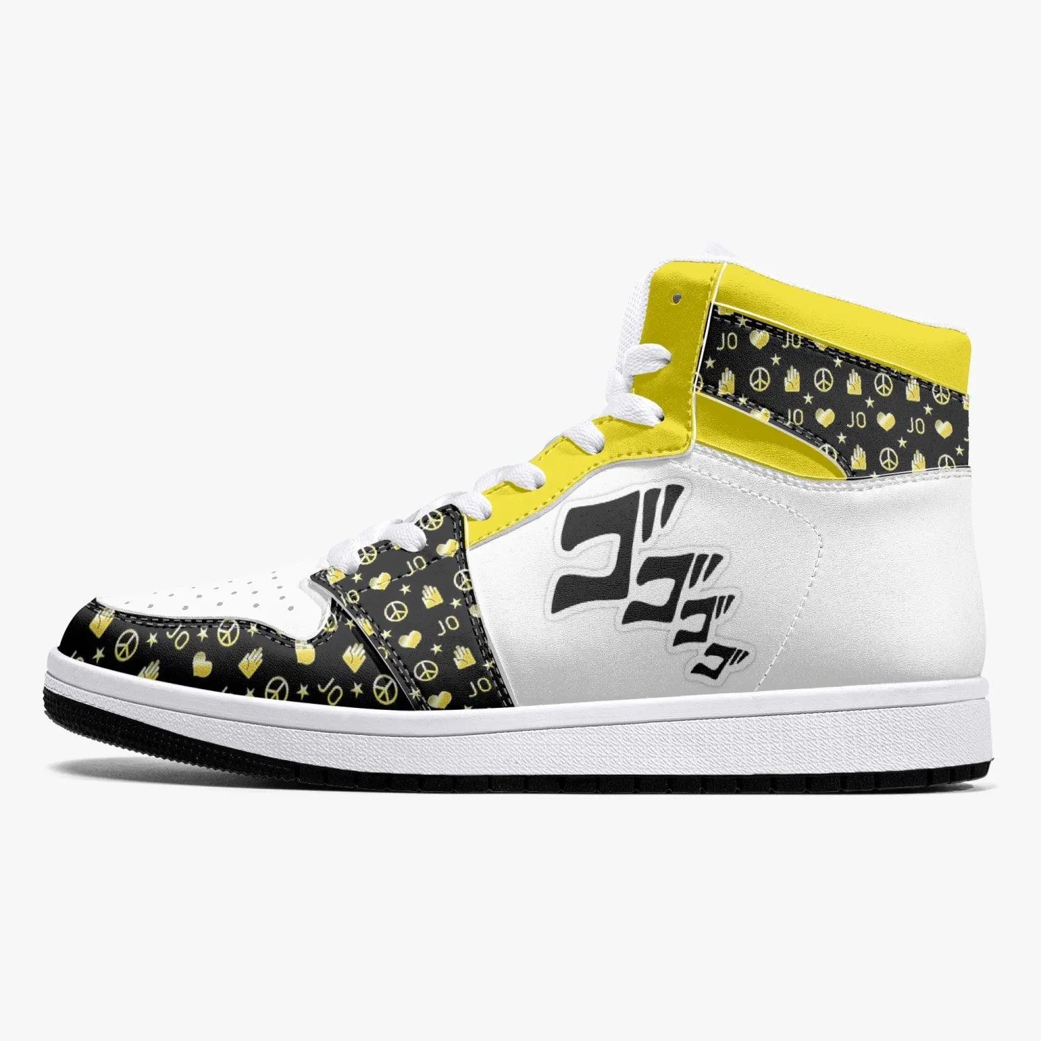 Bizarre Pattern Jojo's Bizarre Adventure Mid 1 Basketball Shoes