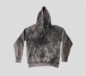 Black Acid Wash Hoodie