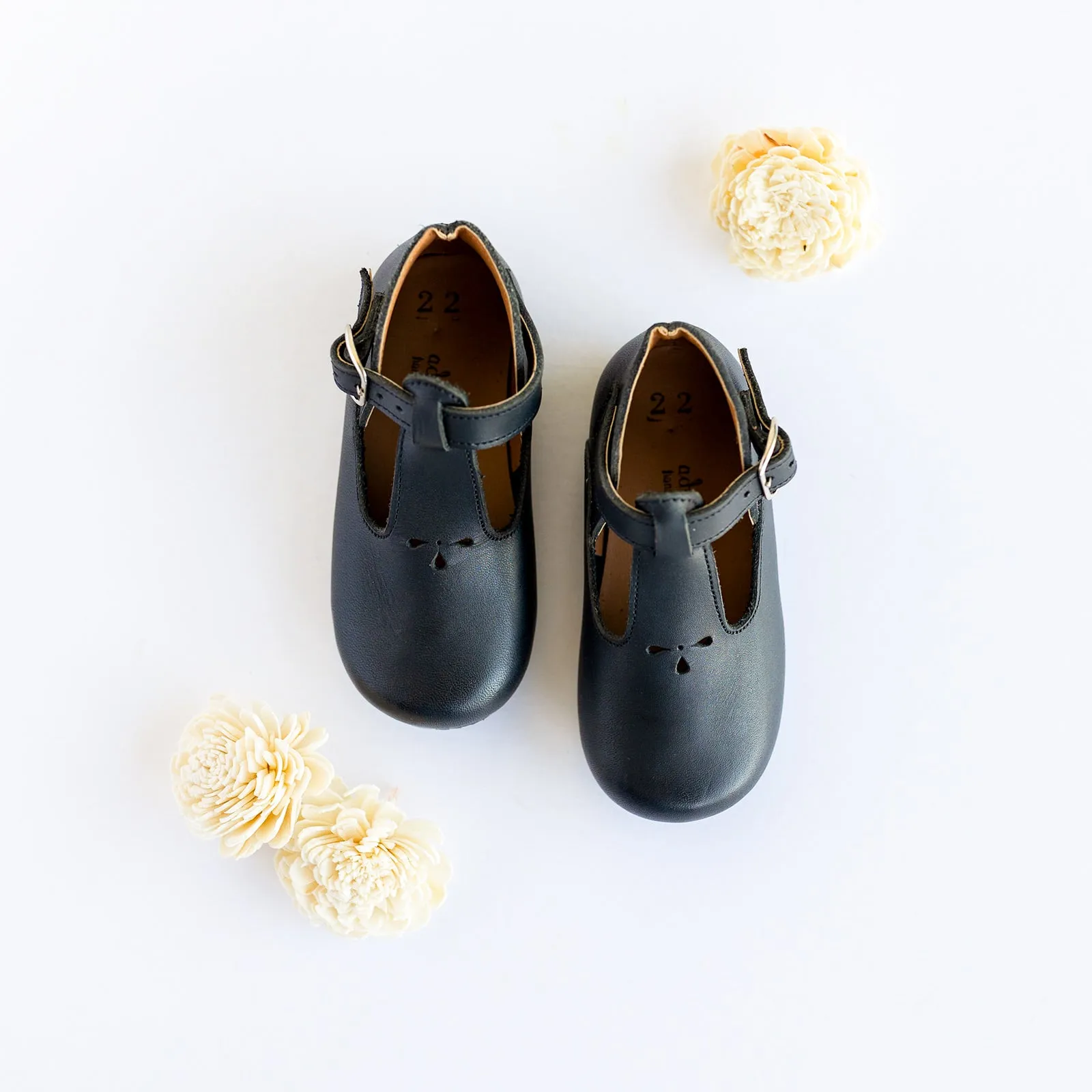 Black Dalia {Children's Leather Shoes}