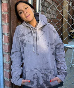 Black Zinc Tie Dye Hoodie
