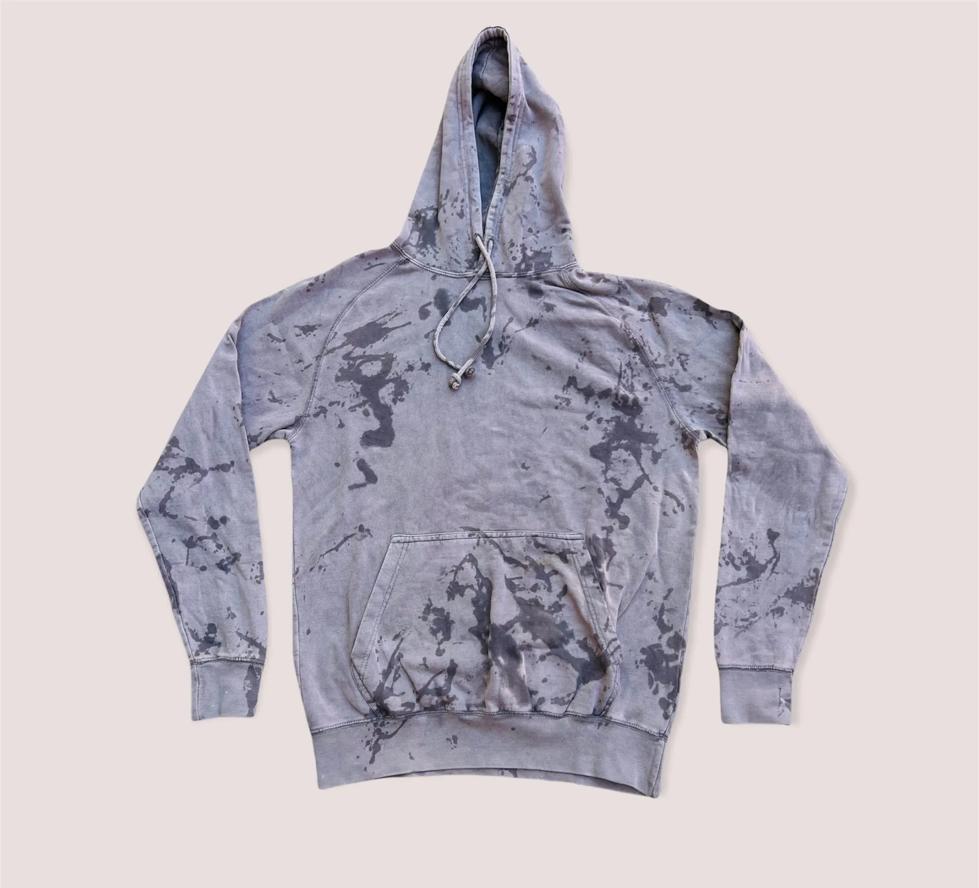 Black Zinc Tie Dye Hoodie