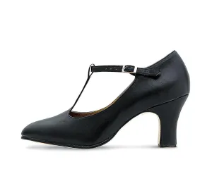 Bloch - Ladies Chord T-Strap 3 inch Heel Character Shoes - S0385L