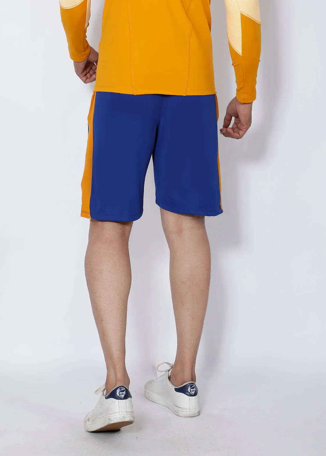 Blue & Yellow Basketball Shorts
