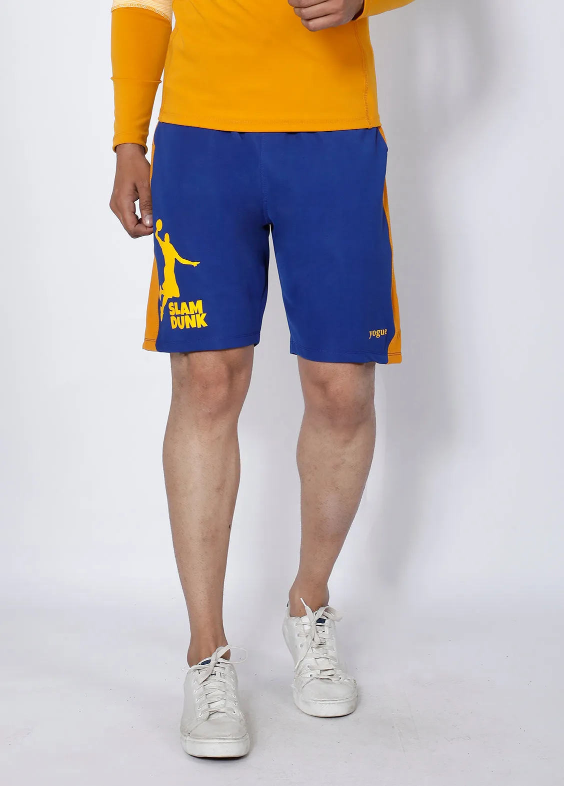 Blue & Yellow Basketball Shorts