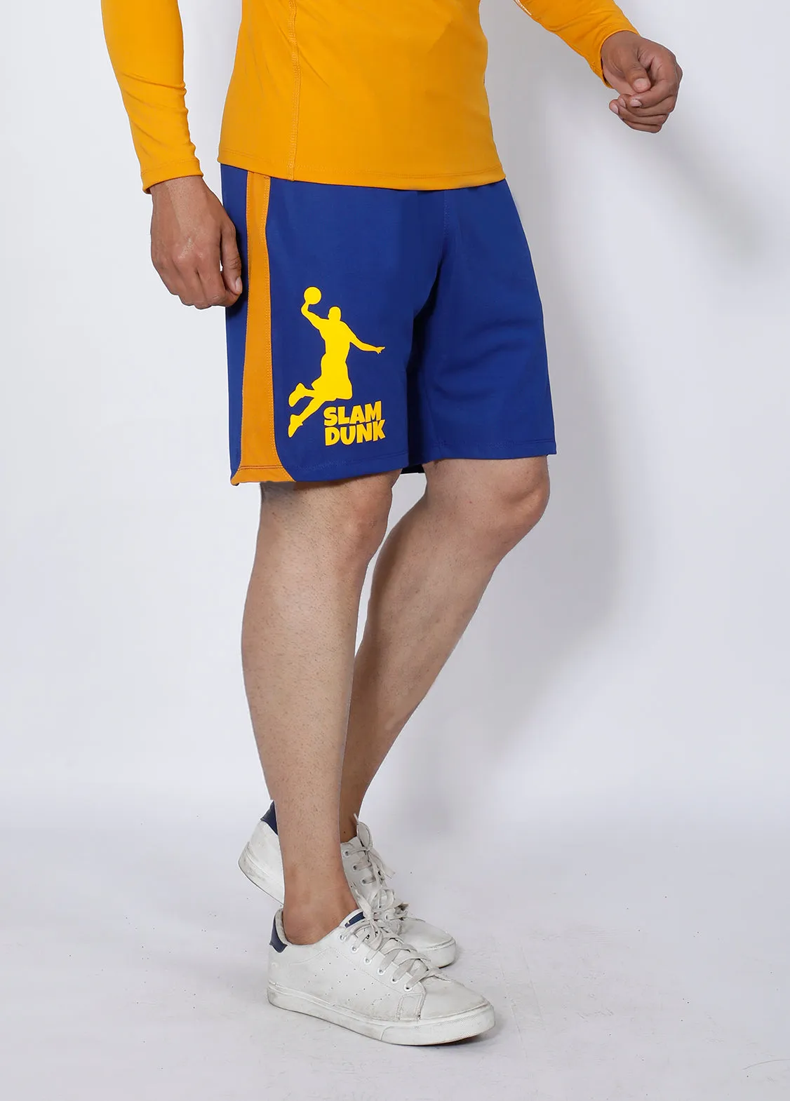 Blue & Yellow Basketball Shorts