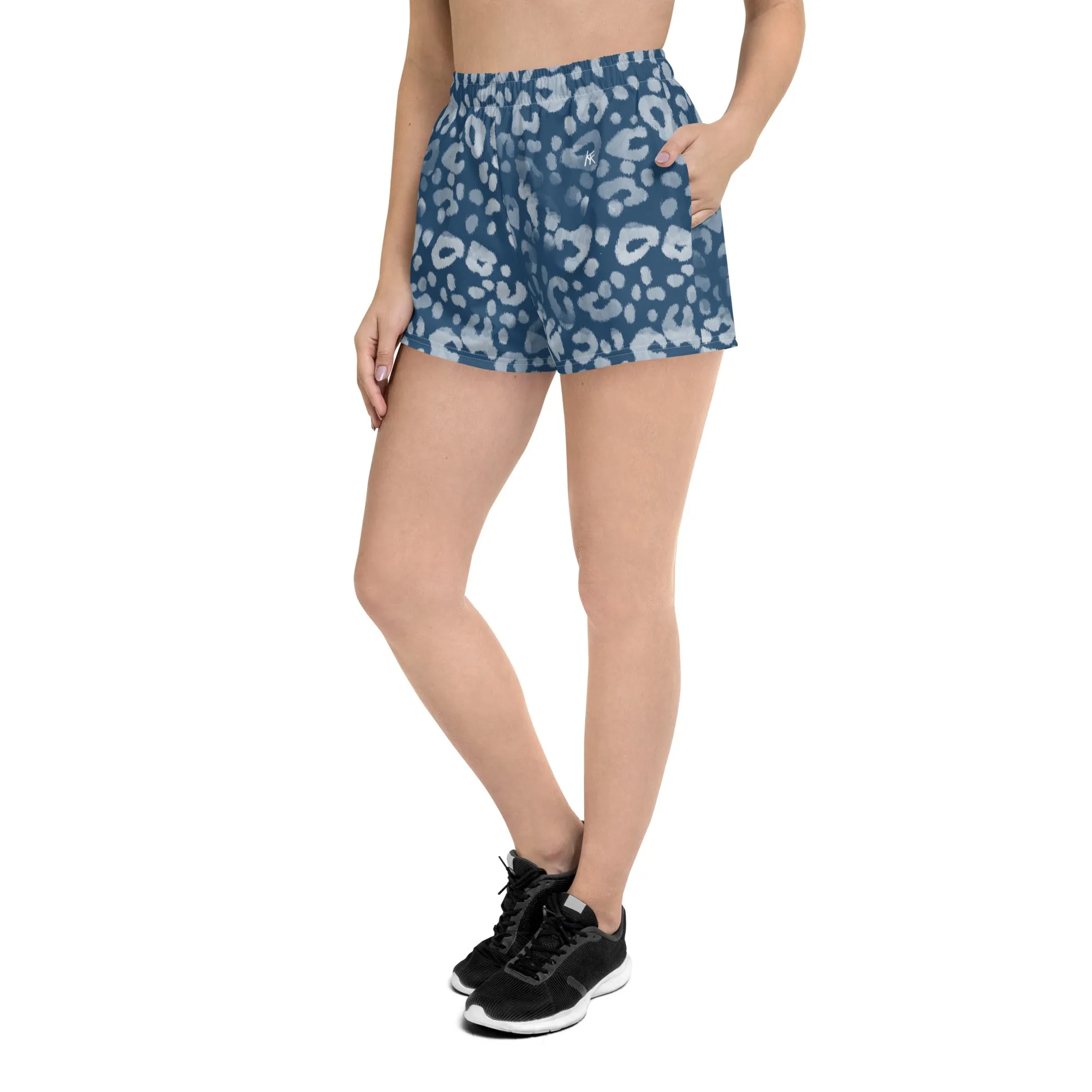Blue circle Athletic Shorts