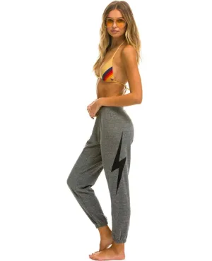 Bolt Sweat Pant Women Heather Grey