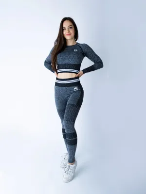 Bright Lines Dark Grey Set