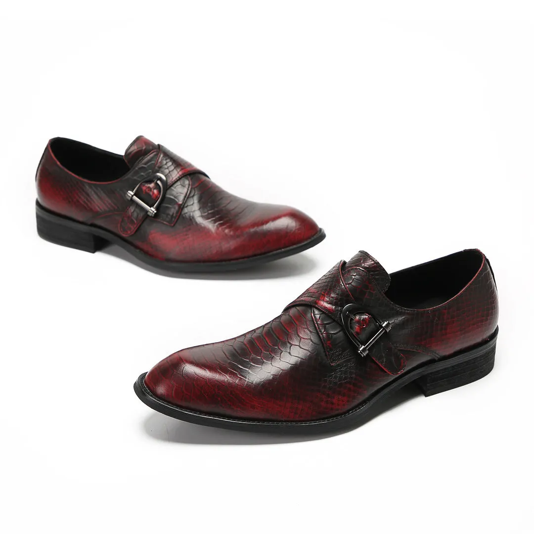 British business dress leather shoes men's wedding groom shoes cowhide pointed Oxford summer breathable handmade men's shoes trend