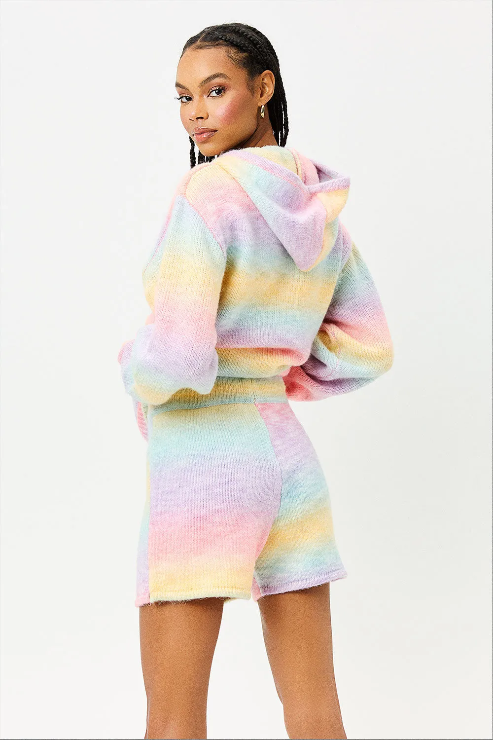Burl Knit Sweat Short - Cotton Candy